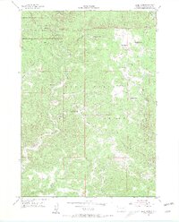 Jewel Cave 1955 topographic map thumbnail