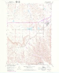 Kadoka 1951 topographic map thumbnail