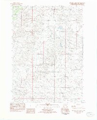 Lone Well Creek West 1982 topographic map preview