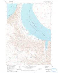 Lower Brule 1966 topographic map thumbnail