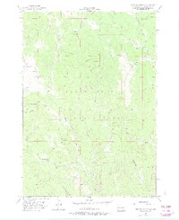Medicine Mountain 1956 topographic map thumbnail