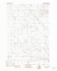 Miller Hill 1982 topographic map thumbnail