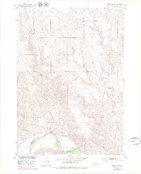 Murdo SE 1951 topographic map thumbnail
