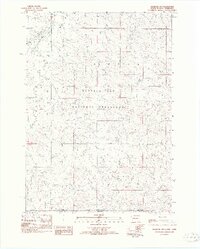 Oelrichs SW 1982 topographic map thumbnail