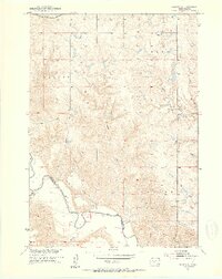 Okaton SE 1951 topographic map thumbnail