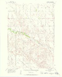 Owanka SW 1957 topographic map thumbnail