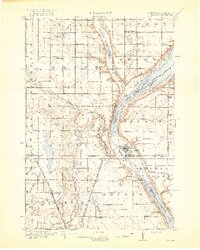 Peever 1918 topographic map thumbnail