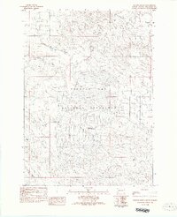 Phister Ranch 1982 topographic map thumbnail