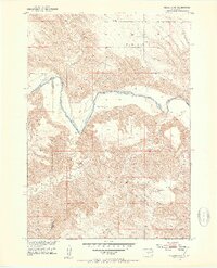 Presho 4 NW 1951 topographic map thumbnail