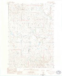 Rabbit Butte 1983 topographic map thumbnail