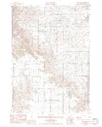 Rainy Creek 1984 topographic map thumbnail