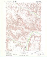 Red Shirt 1951 topographic map thumbnail
