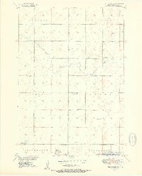 Ree Heights NW 1951 topographic map thumbnail