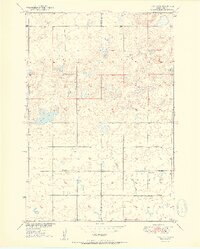 Rezac Lake 1951 topographic map thumbnail