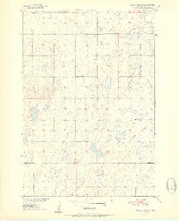 Rezac Lake NW 1951 topographic map thumbnail