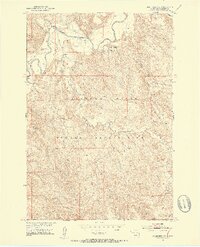 Ridgeview NW 1951 topographic map thumbnail