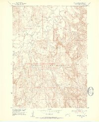 Rockyford SW 1951 topographic map preview