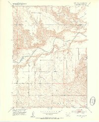 Smithwick NW 1951 topographic map thumbnail