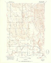 Vale NE 1951 topographic map thumbnail