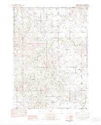 White River SE 1982 topographic map thumbnail