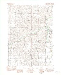 White River West 1982 topographic map thumbnail