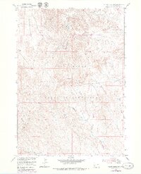 Willow Creek NW 1951 topographic map thumbnail