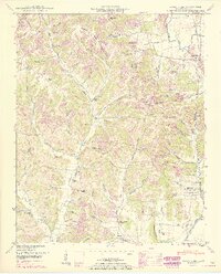Aspen Hill 1950 topographic map thumbnail