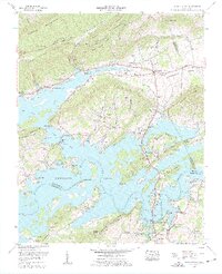 Bean Station 1960 topographic map thumbnail