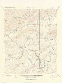 Bean Station 1938 topographic map thumbnail