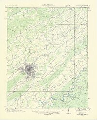 Beaver Creek 1935 topographic map thumbnail