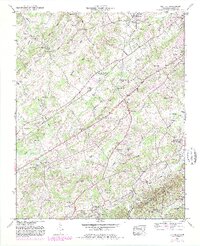 Binfield 1952 topographic map thumbnail