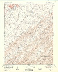 Blockhouse 1953 topographic map thumbnail