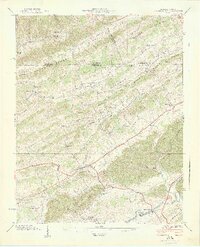 Blountville 1939 topographic map thumbnail
