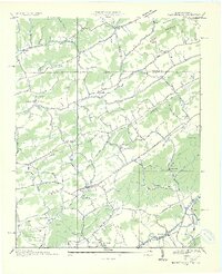 Blountville 1935 topographic map thumbnail