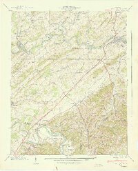 Bluff City 1940 topographic map thumbnail