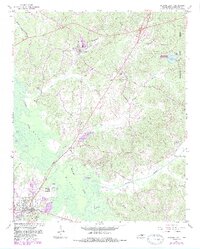 Bolivar East 1961 topographic map thumbnail