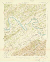 Boyds Creek 1940 topographic map thumbnail