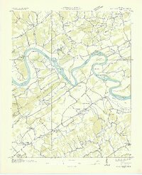 Boyds Creek 1935 topographic map thumbnail