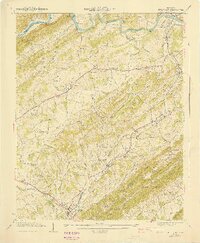 Bulls Gap 1940 topographic map thumbnail