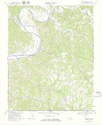 Burristown 1968 topographic map thumbnail