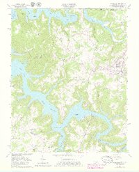 Byrdstown 1962 topographic map thumbnail