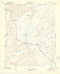 Campbell Junction 1950 topographic map thumbnail