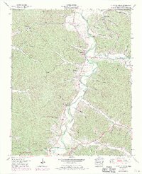 Chestnut Grove 1950 topographic map thumbnail