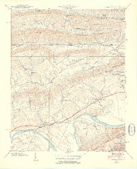 Church Hill 1939 topographic map preview