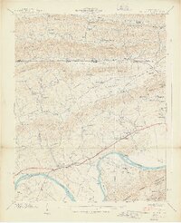 Church Hill 1939 topographic map preview