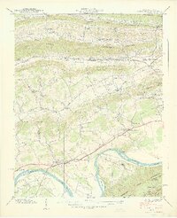 Church Hill 1939 topographic map thumbnail