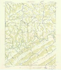 Colemen Gap 1935 topographic map thumbnail