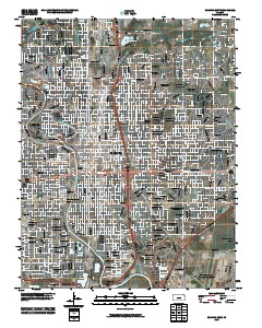 Wichita East 2010 topographic map thumbnail