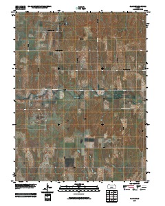 Glade SW 2009 topographic map thumbnail