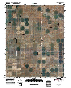 Liberal NW 2010 topographic map thumbnail